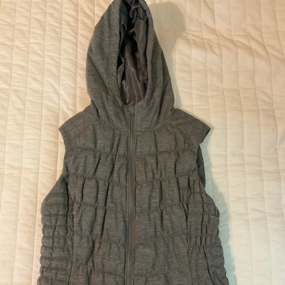 New York & Company hooded puffer vest
